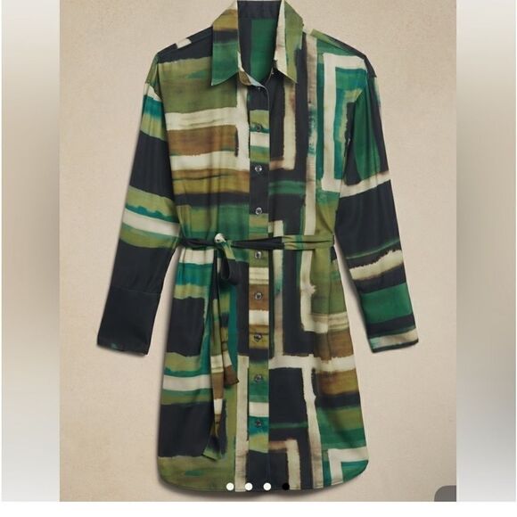 Banana Republic SATIN
MINI SHIRTDRESS - Picture 4 of 4